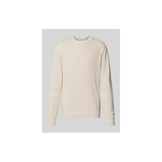 Sweter z dzianiny z wyhaftowanym logo XXL Peek&Cloppenburg