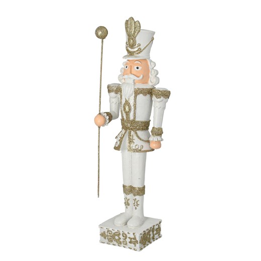 Figurka Dziadek do orzechów 55 cm white ze sklepu dekoria.pl w kategorii Dekoracje bożonarodzeniowe - zdjęcie 176080791