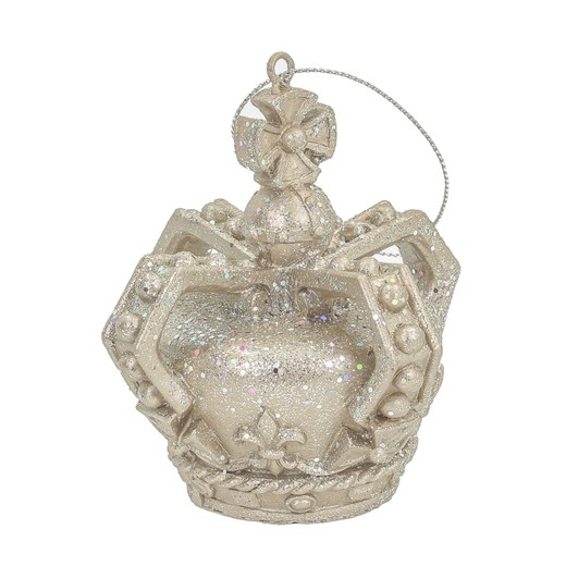 Ozdoba świąteczna Royal Crown III 9x9x10 cm ze sklepu dekoria.pl w kategorii Dekoracje bożonarodzeniowe - zdjęcie 176080804