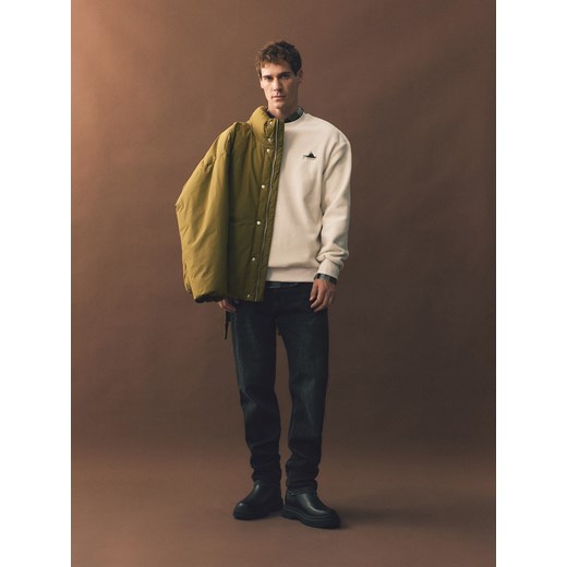 Reserved - Polarowa bluza oversize - złamana biel Reserved XXL Reserved