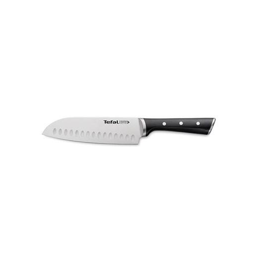 Tefal Nóż santoku &quot;Ingenio Ice Force&quot; w kolorze czarnym - dł. 18 cm ze sklepu Limango Polska w kategorii Noże kuchenne - zdjęcie 176084184