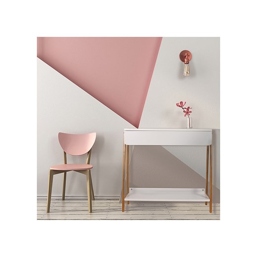THE HOME DECO FACTORY Konsola w kolorze białym - 80 x 77 x 30 cm ze sklepu Limango Polska w kategorii Konsole - zdjęcie 176084191