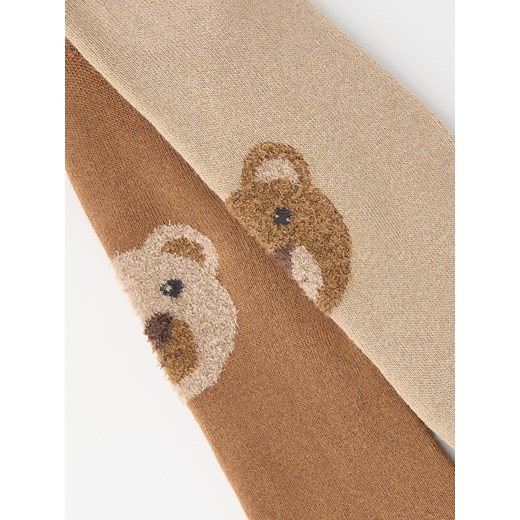 Reserved - Bawełniane rajstopy 2 pack - brązowy Reserved 80/86 (9-18 m.) Reserved