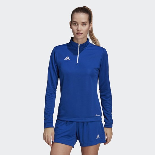 Bluza piłkarska damska Adidas Entrada 22 Training Top ze sklepu Decathlon w kategorii Bluzy damskie - zdjęcie 176090603