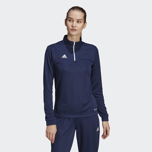 Bluza piłkarska damska Adidas Entrada 22 Training Top ze sklepu Decathlon w kategorii Bluzy damskie - zdjęcie 176090653