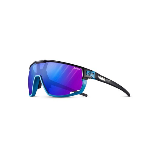Okulary rowerowe fotochrom JULBO RUSH czarno niebieski High Contrast kat. 1>3 Julbo Decathlon