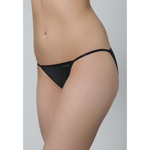 Calvin Klein Underwear SLEEK Figi black zalando  bez wzorów/nadruków