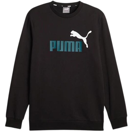 Bluza sportowa męska Puma ESS+ 2 Col Big Logo Crew FL Puma 40 M Decathlon