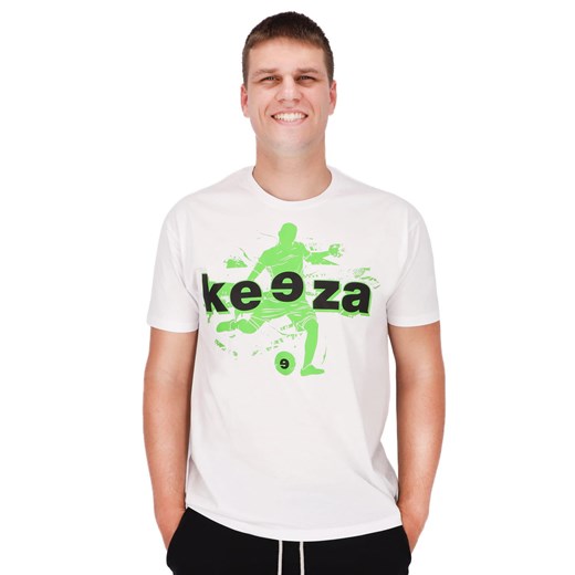Koszulka bawełniana z krótkim rękawem KEEZA football Keeza 36 XS Decathlon