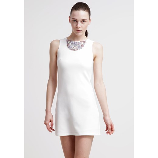 New Look Sukienka koktajlowa white zalando  krótkie