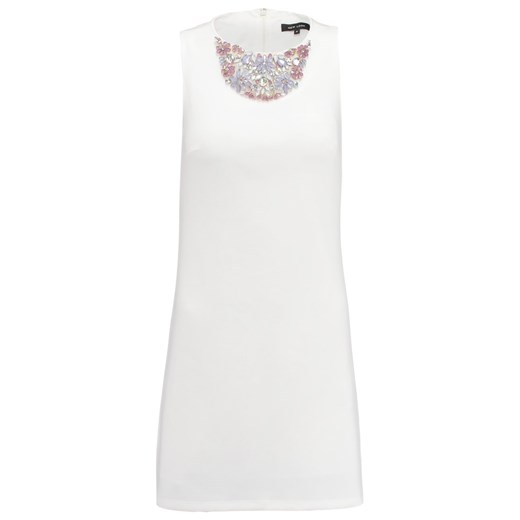 New Look Sukienka koktajlowa white zalando  abstrakcyjne wzory