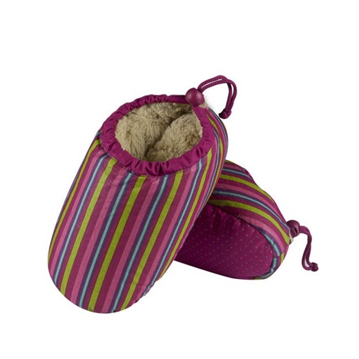 Kapcie damskie SOXO z kaczym pierzem sklep-soxo fioletowy bawełna