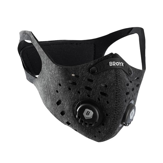 Maska antysmogowa z filtrem Broyx Sport 700 + 2 filtry FFP1 Broyx 44 L promocja Decathlon