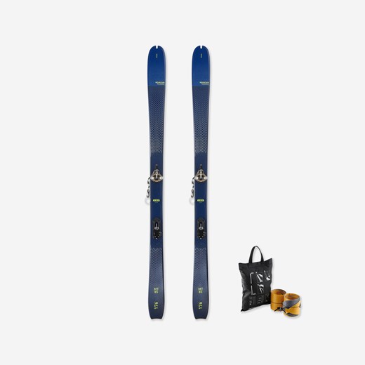 Narty skiturowe Wedze MT85 z wiązaniami Tour Light i fokami Wedze 154 cm promocja Decathlon
