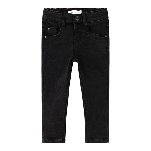 name it Dżinsy &quot;Salli&quot; - Slim fit - w kolorze czarnym ze sklepu Limango Polska w kategorii Spodnie dziewczęce - zdjęcie 176231233