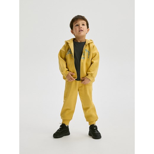 Reserved - Dresowy komplet z bawełny - kremowy Reserved 104 (3-4 lata) Reserved