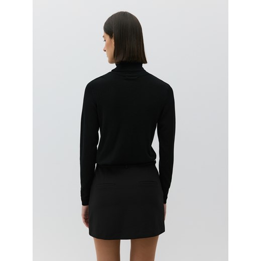 Reserved - Gładkie spódnico-szorty - czarny Reserved S Reserved