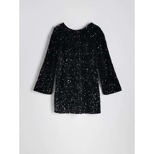 Reserved - Sukienka z ozdobną kokardą na plecach - czarny Reserved L Reserved
