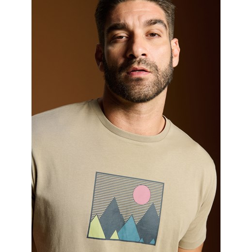 T-shirt męski Sinsay