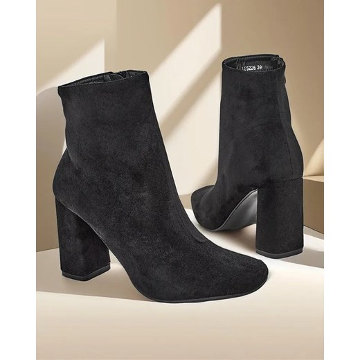 Botki Royalfashion.pl eleganckie bez zapięcia 