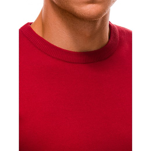 Sweter męski - czerwony V1 EM-SWBS-0100 Edoti S Edoti