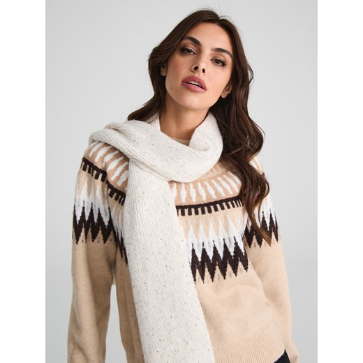 Sinsay - Sweter - kremowy Sinsay S Sinsay