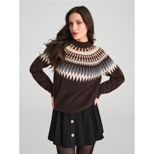 Sinsay - Sweter - brązowy ze sklepu Sinsay w kategorii Swetry damskie - zdjęcie 176238904