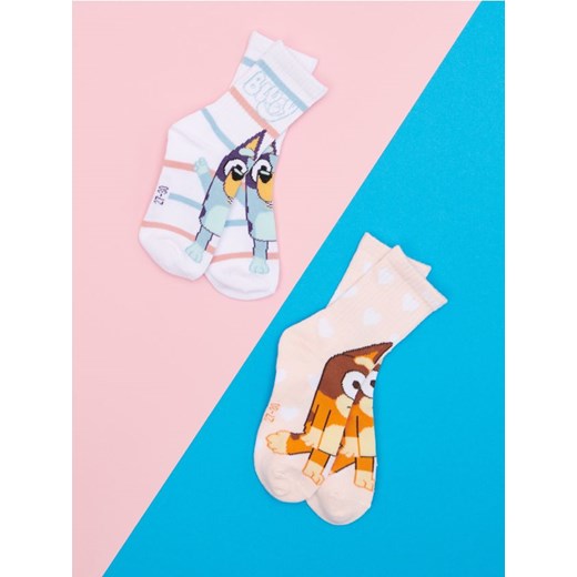 Sinsay - Skarpetki 2 pack Bluey - wielobarwny Sinsay 31/34 Sinsay
