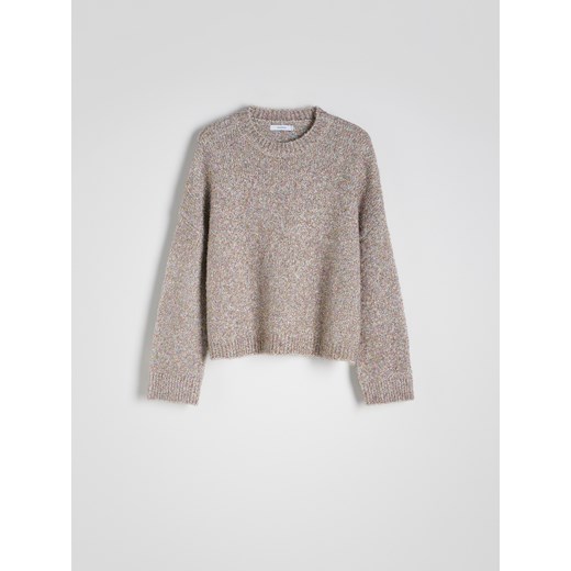 Sweter damski Reserved z okrągłym dekoltem 