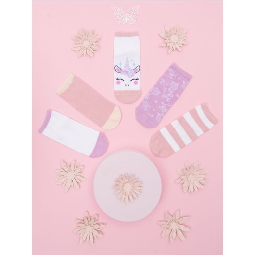 Sinsay - Skarpetki 5 pack - wielobarwny Sinsay 23/26 Sinsay