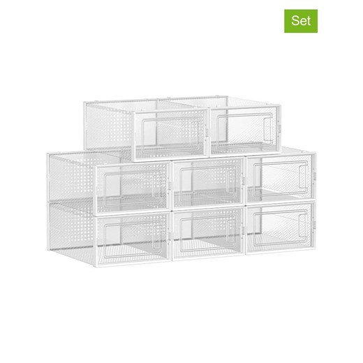 Songmics Pudełka (8 szt.) na buty - 22,5 x 13,5 x 30 cm - id: 16094107 - marki Songmics - 176250623 Songmics Pudełka (8 szt.) na buty - 22,5 x 13,5 x 30 cm ze sklepu Limango Polska w kategorii Szafy - zdjęcie 176250623