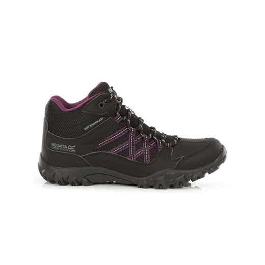 Buty trekkingowe damskie Regatta z tkaniny sznurowane sportowe na płaskiej podeszwie jesienne 