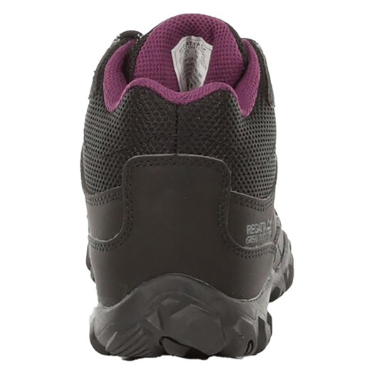 Buty trekkingowe damskie Regatta czarne sportowe z tkaniny 