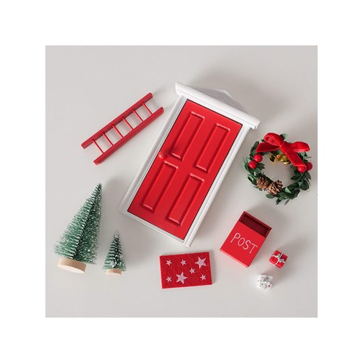 Boltze Figurki dekoracyjne (8 szt.) w kolorze czerwono-zielonym - 12 x 20 cm Boltze onesize okazja Limango Polska