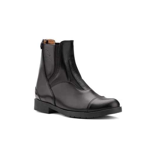 Buty damskie ocieplane skórzane Rusttler sztyblety jeździeckie z zamkiem KLEO ze sklepu butyolivier w kategorii Botki - zdjęcie 176251832