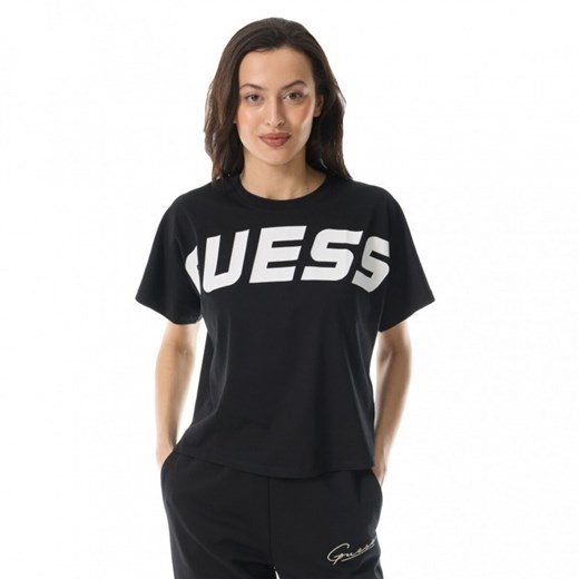Damski t-shirt z nadrukiem Deana Boxy - czarny ze sklepu Sportstylestory.com w kategorii Bluzki damskie - zdjęcie 176252791
