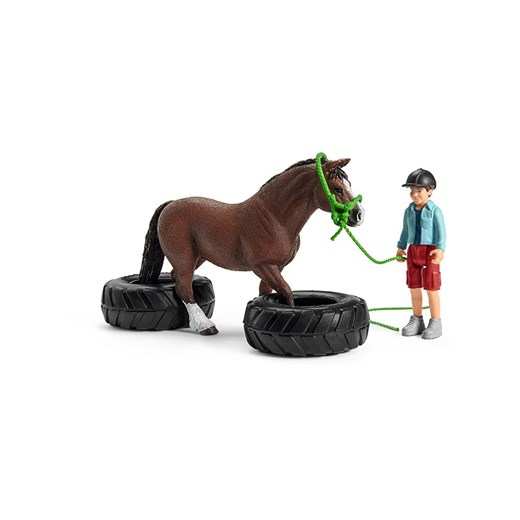 Schleich 26-częściowy zestaw &quot;Pony agility race&quot; - 3+ Schleich onesize promocja Limango Polska