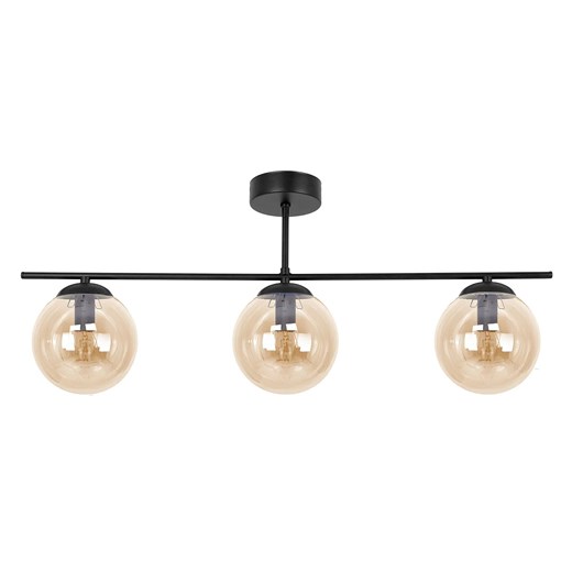 Bursztynowa potrójna lampa sufitowa w stylu loft - A705-Ekta Lumes One Size Edinos.pl