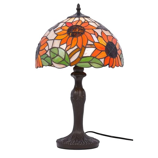 Lampa stołowa szklana z kloszem w słoneczniki - A660-Ahra Lumes One Size Edinos.pl