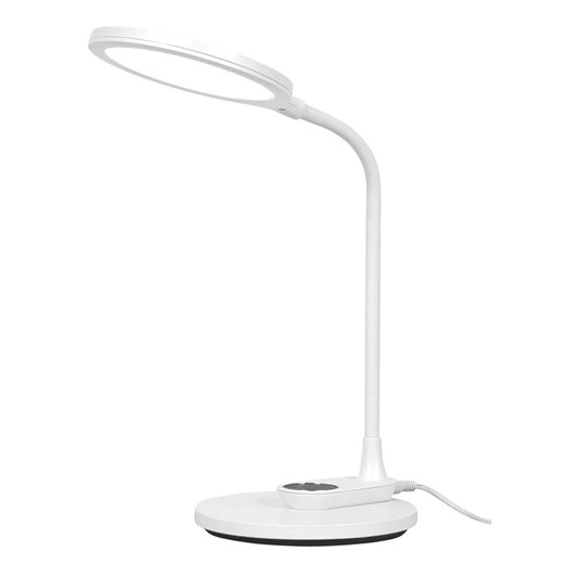 Biała regulowana lampka biurkowa LED / kinkiet - A681 A8-H21 ze sklepu Edinos.pl w kategorii Lampy stołowe - zdjęcie 176264362
