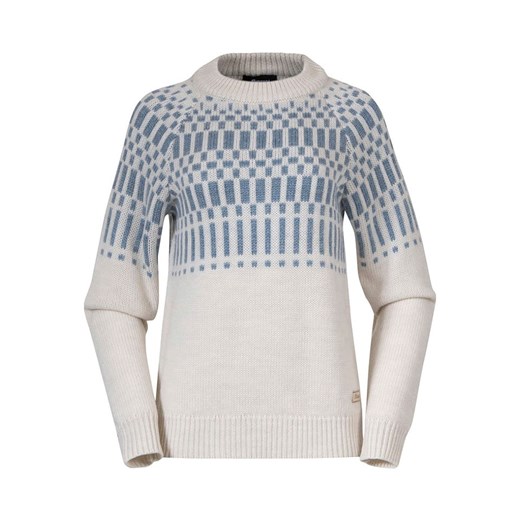 Bergans Wełniany sweter w kolorze biało-niebieskim ze sklepu Limango Polska w kategorii Swetry męskie - zdjęcie 176265493