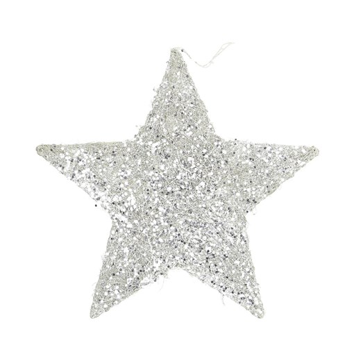 Ozdoba świąteczna Star Silver 25 cm ze sklepu dekoria.pl w kategorii Dekoracje bożonarodzeniowe - zdjęcie 176277472