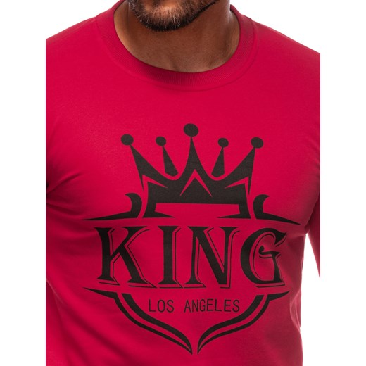 Bluza męska bez kaptura 1680B - czerwona Other XXL Edoti