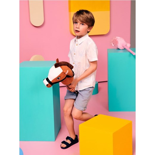 Sinsay - Zabawka koń na kiju - beżowy Sinsay One Size Sinsay