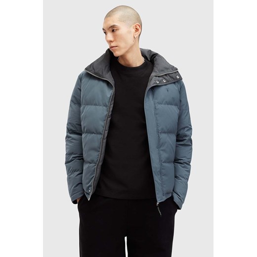 AllSaints kurtka dwustronna NOVERN męska kolor fioletowy zimowa M011OZ ze sklepu ANSWEAR.com w kategorii Kurtki męskie - zdjęcie 176283582