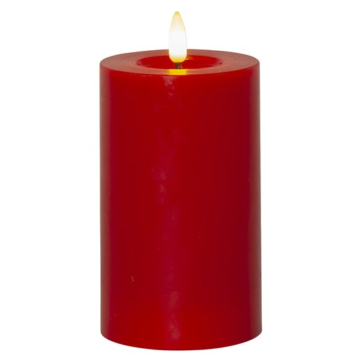 STAR Trading Świeca LED "Flamme Flow" w kolorze czerwonym - wys. 15 cm Star Trading onesize wyprzedaż Limango Polska