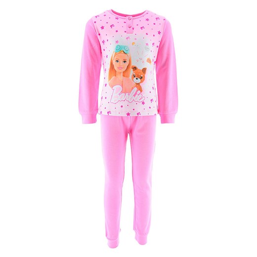 Barbie Piżama &quot;Barbie&quot; w kolorze jasnoróżowym ze sklepu Limango Polska w kategorii Piżamy dziecięce - zdjęcie 176285364