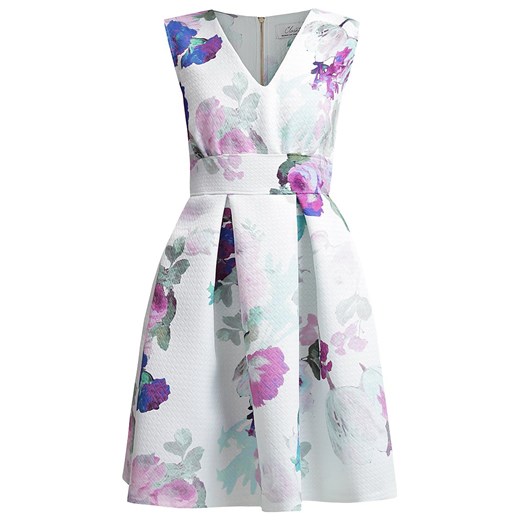 Closet Sukienka letnia white zalando  abstrakcyjne wzory