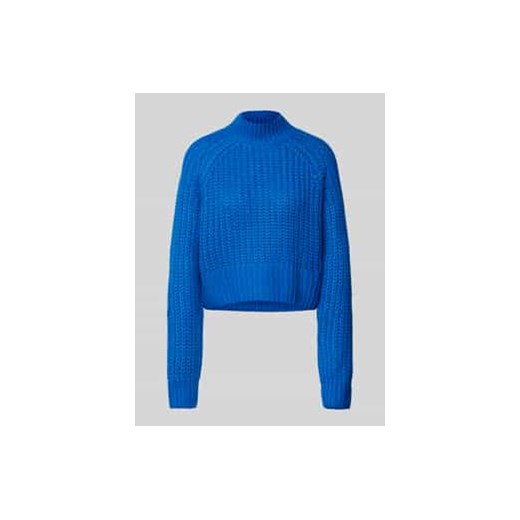 Sweter z dzianiny z prążkowanymi wykończeniami model ‘TESSA’ ze sklepu Peek&Cloppenburg  w kategorii Swetry damskie - zdjęcie 176288453