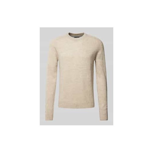 Sweter z wełny z wyhaftowanym logo ze sklepu Peek&Cloppenburg  w kategorii Swetry męskie - zdjęcie 176288471